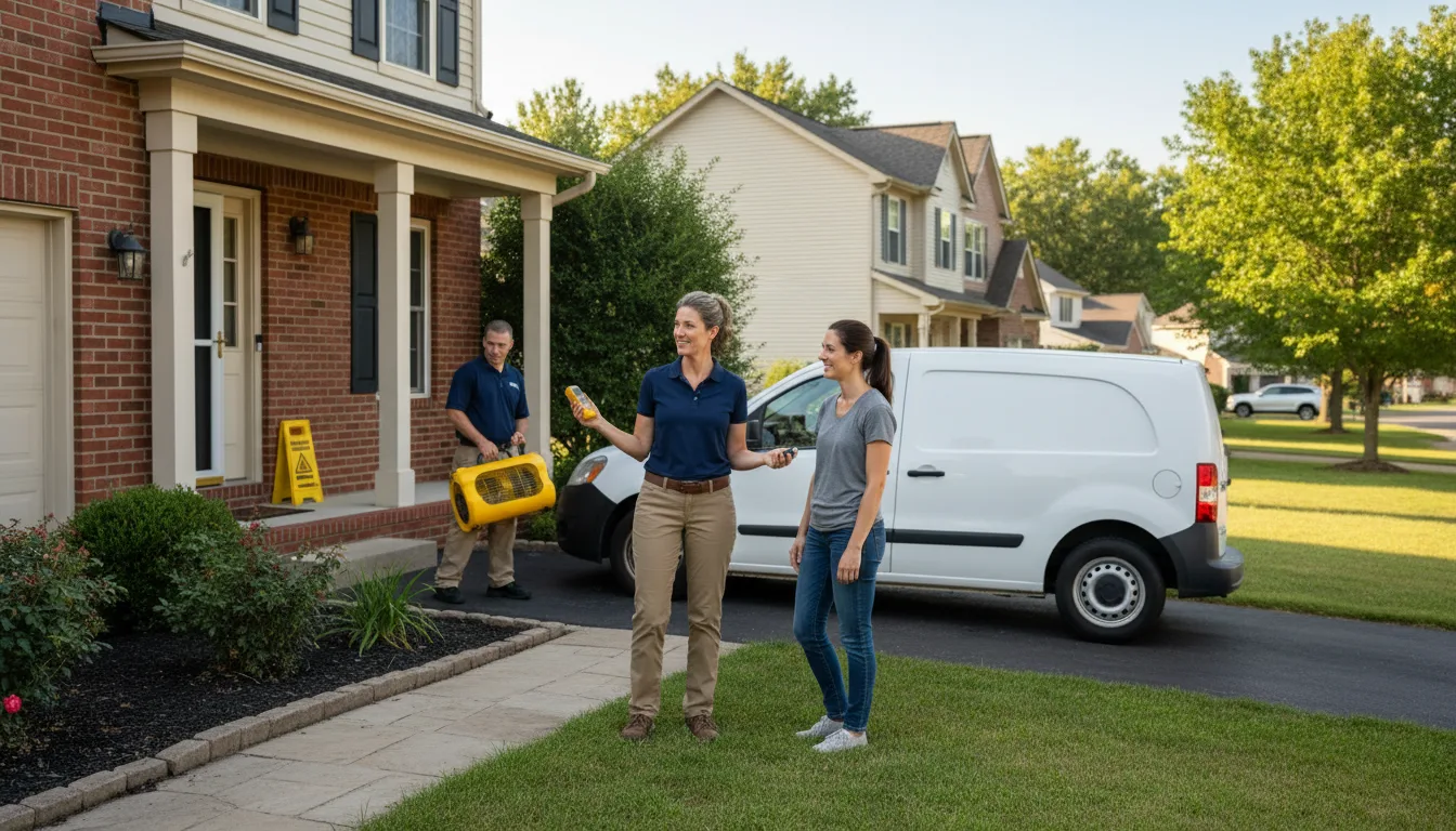 Water restoration image for Home Water Damage Repair in Utopia, TX